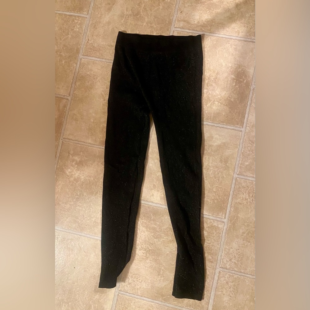 Emilio Cavallini Metallic Shimmer Leggings Sparkle Tights Made in Italy S/M